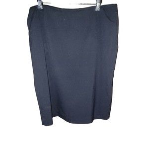 Calvin Klein Pencil Skirt Business Officewear  woman's size 14 Pleated zipper